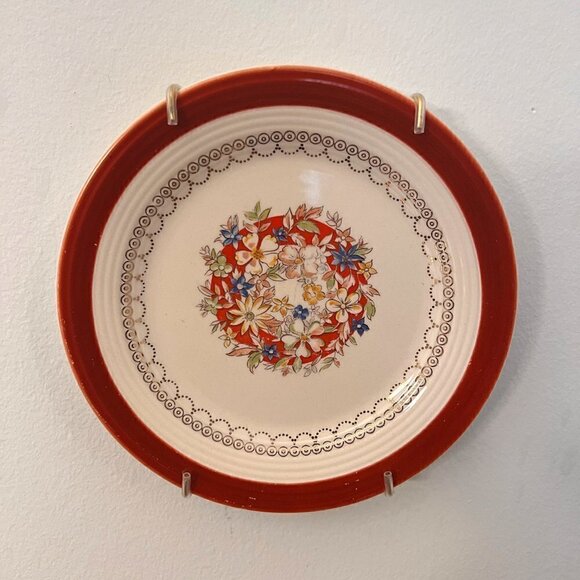 Vintage Leigh Ware Gold Warranted 22k Cookie Display Plate - Picture 1 of 8